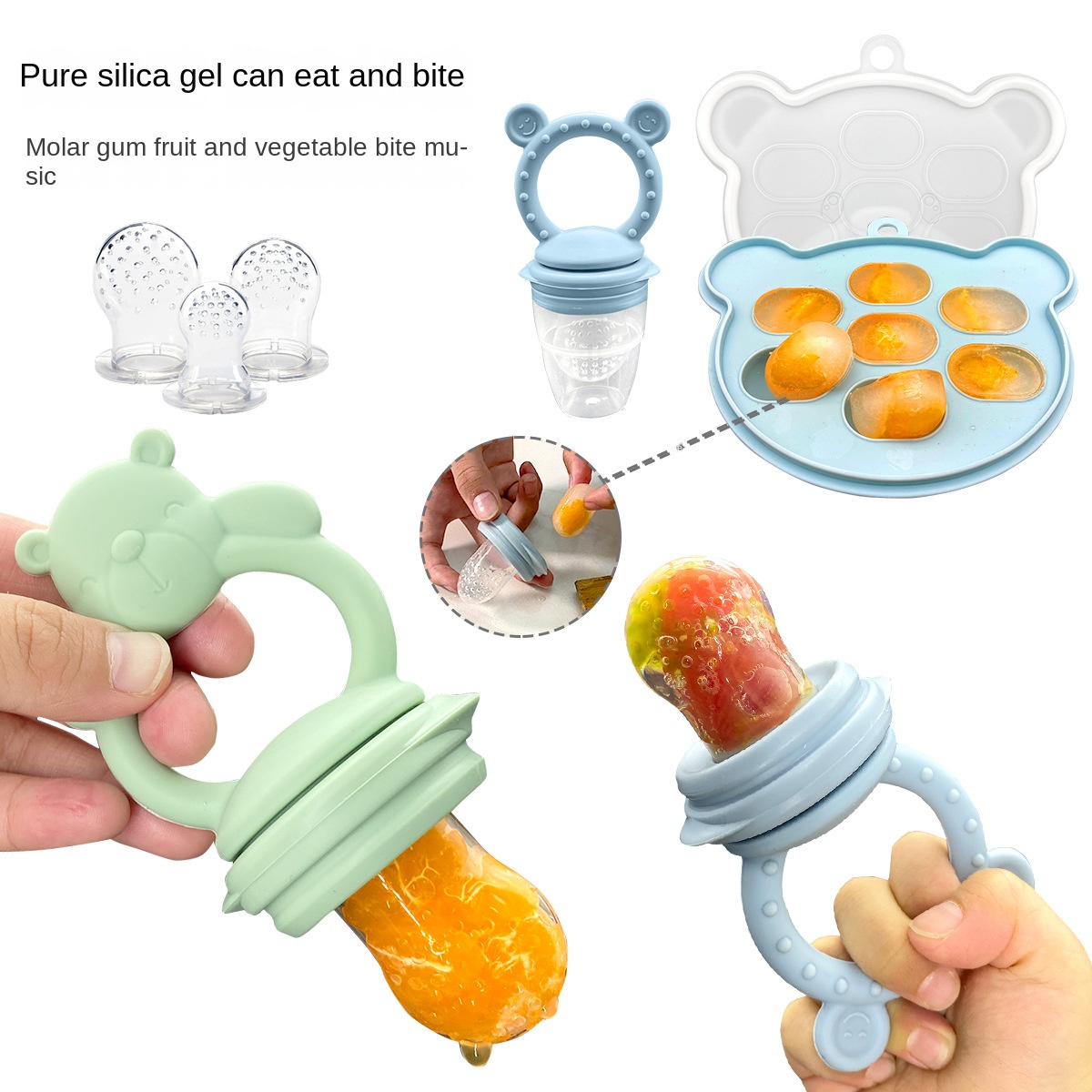 Food Grade Silicone Baby Teeth - Baby Food Quantity recension och pris