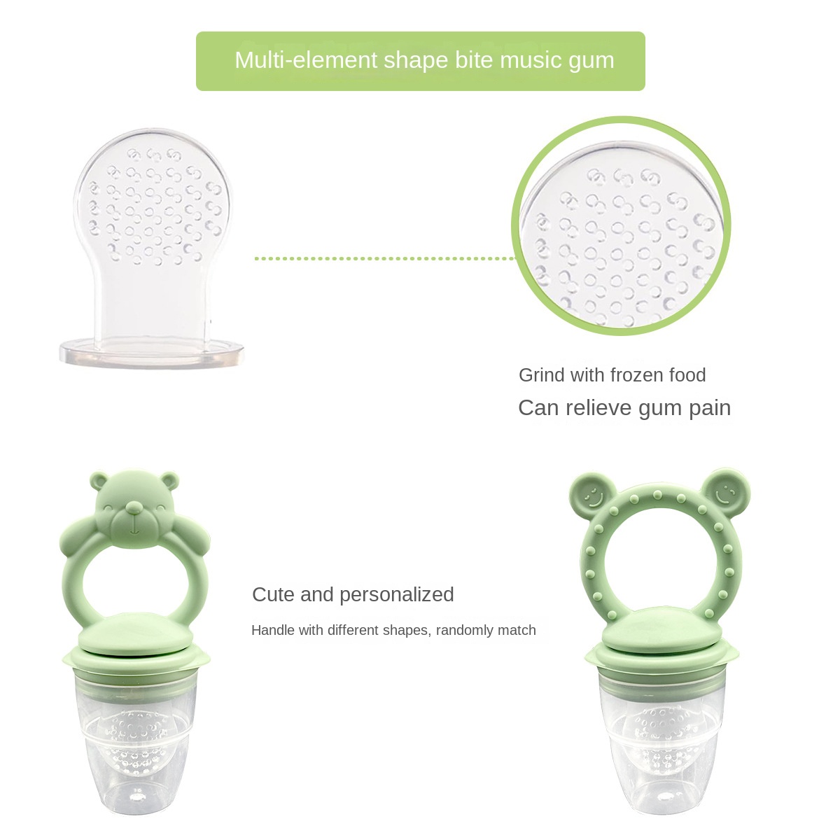 Food Grade Silicone Baby Teeth - Baby Food Quantity recension och pris
