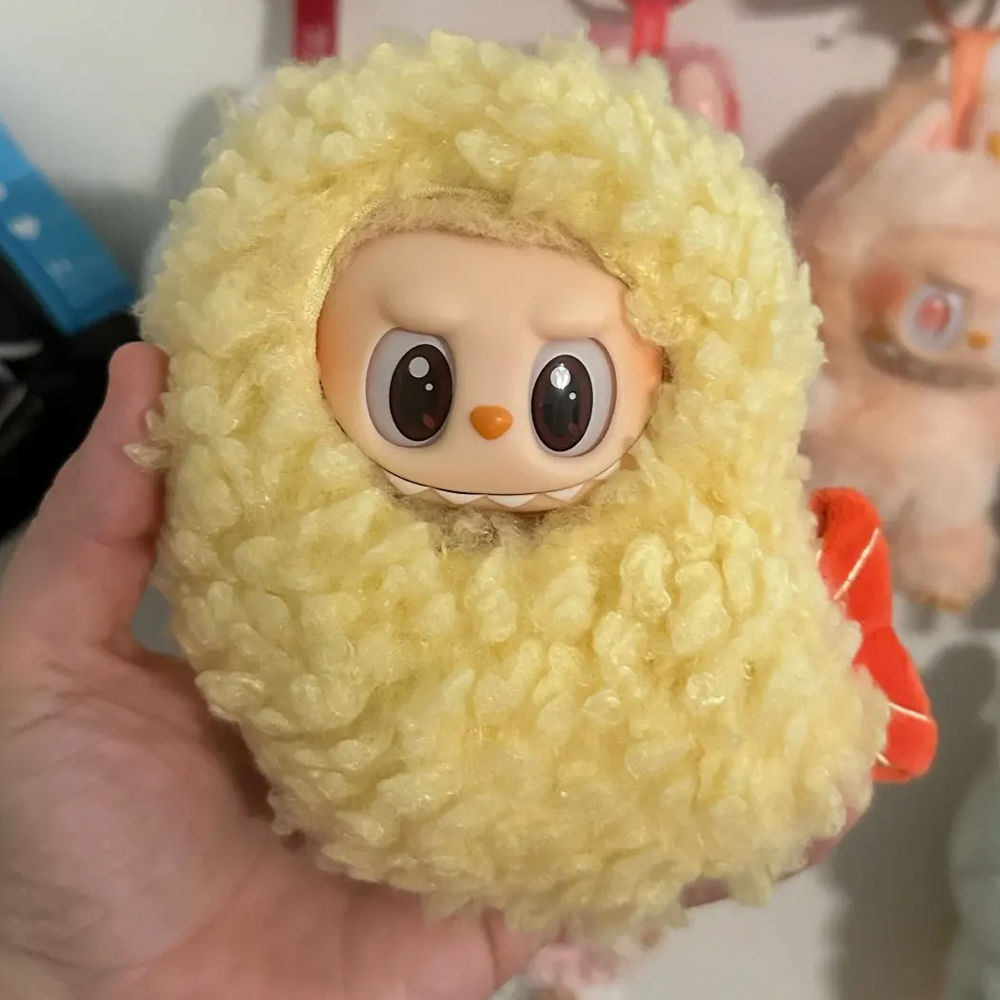 Bright Yellow Knitted Baby Sle - Baby Food Shrimp recension och pris